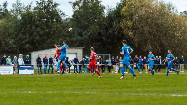 WK voetbal wedstrijden op groot scherm tijdens een kijkavond in Hardenberg